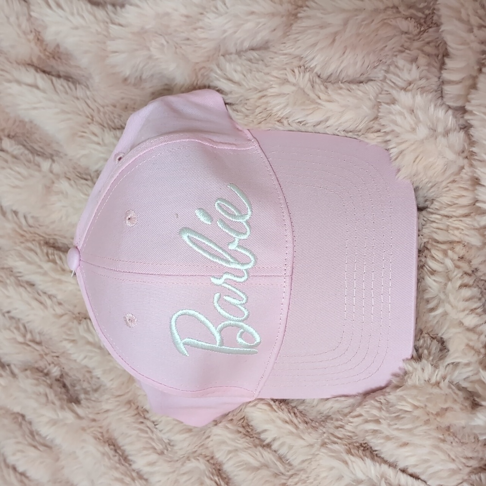 NWT Light pink Barbie embroidered baseball hat